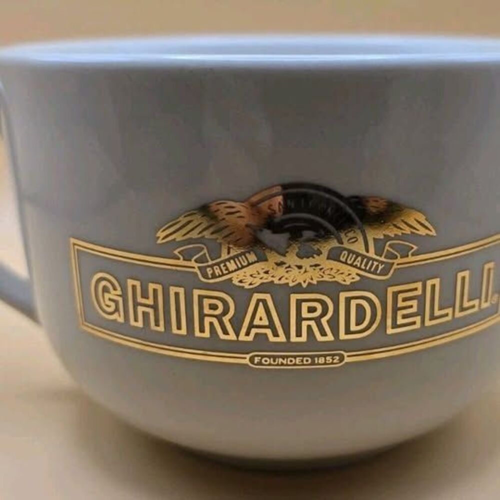 Vintage 1998 Ghirardelli Coffee Mug - California Pantry Premium Quality Large